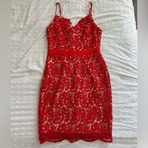 Adelyn Rae Red Formal Dress